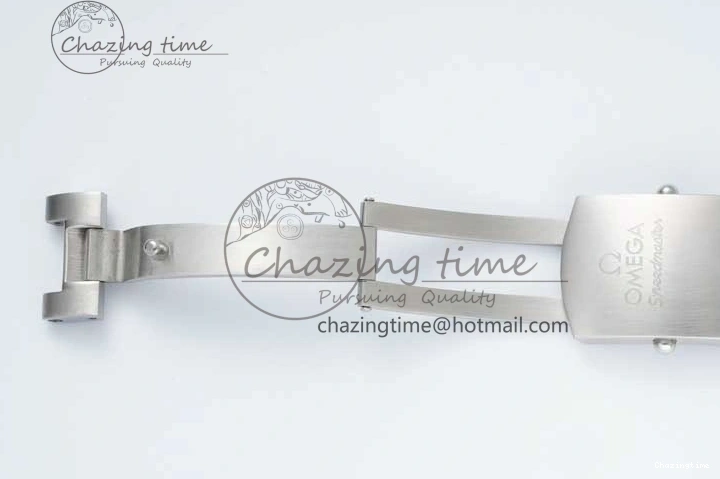 1222 UrbanChic Speedmaster Racing Master SS HKF Best Edition Blue Black Dial on SS Bracelet A 7808